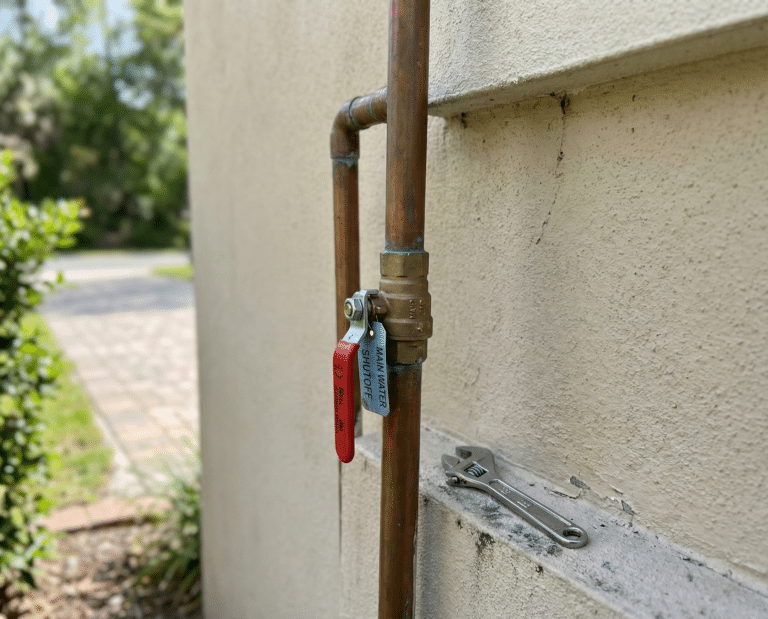 water main shot-off